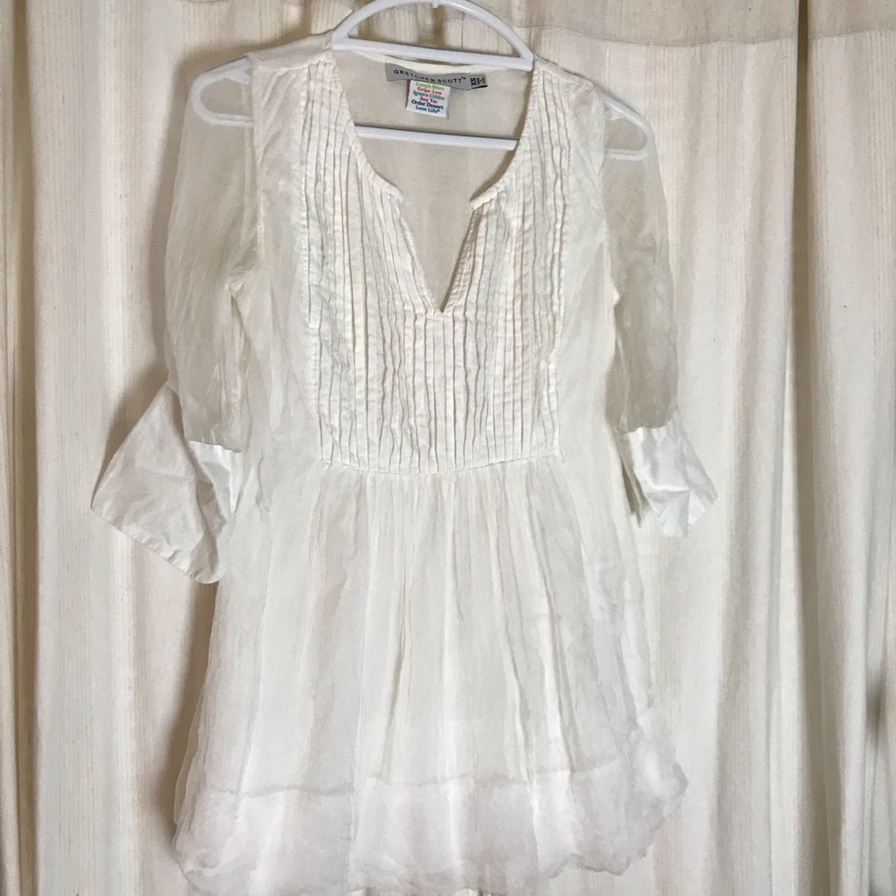 Gretchen Scott flowy blouse